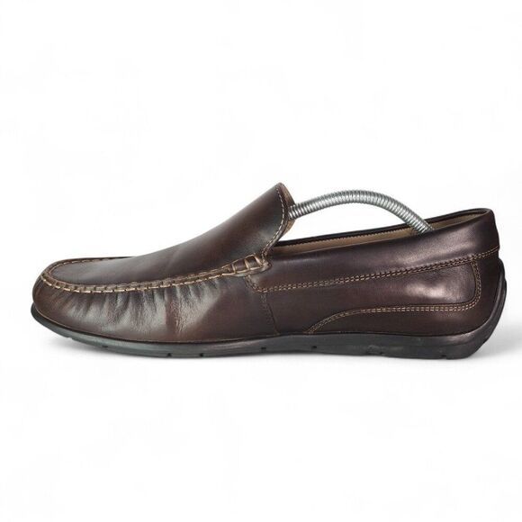 ECCO Classic Moc 2.0 Leather Slip-on Loafers Coffee Brown 55975 Men's 12-12.5/46 - Picture 6 of 13
